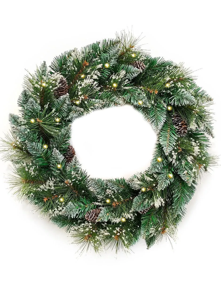 Corona navideña Artego Frosty