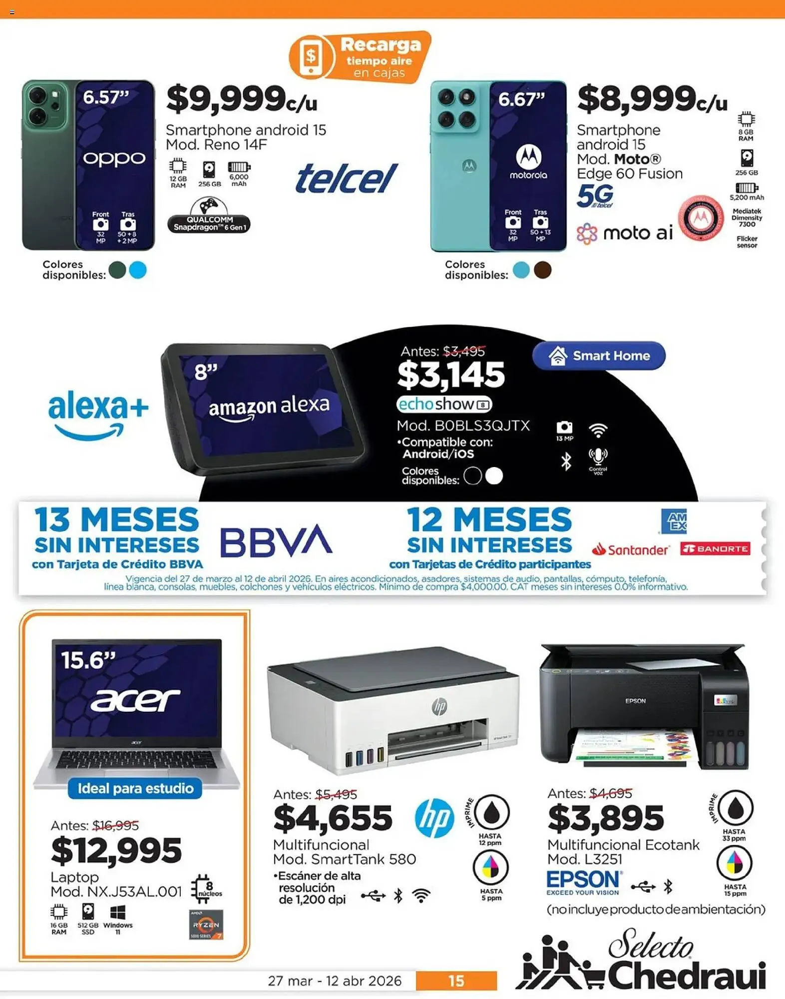 Catálogo de Folleto Chedraui 27 de marzo al 12 de abril 2026 - Pagina 15