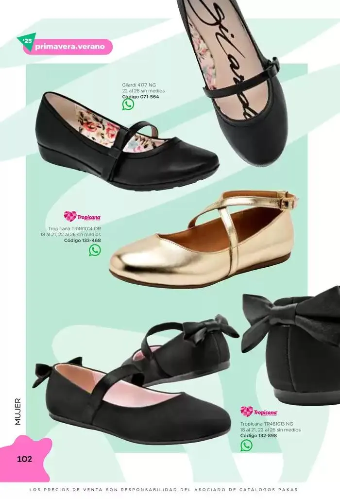 Catálogo de Pakar Mujer 31 de enero al 31 de agosto 2025 - Pagina 102