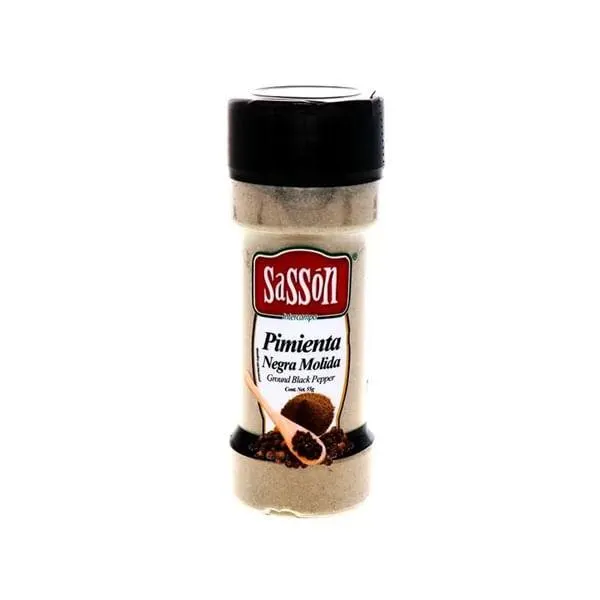 Pimienta negra Sasson molida 55 g