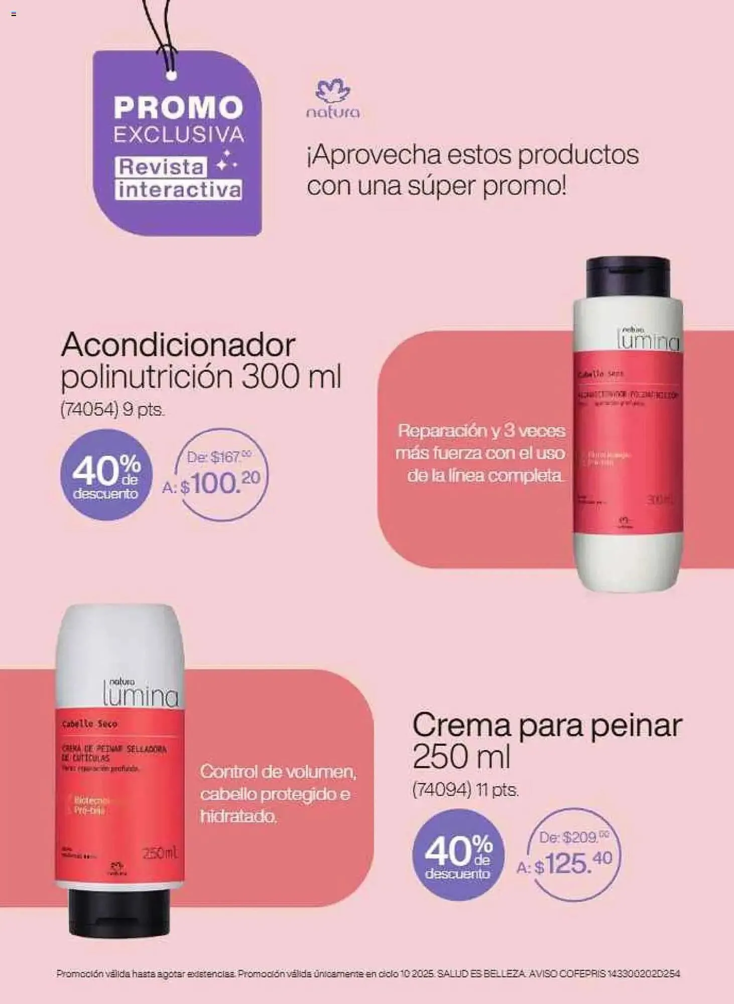 Catálogo de Catálogo Natura 20 de junio al 25 de julio 2025 - Pagina 6