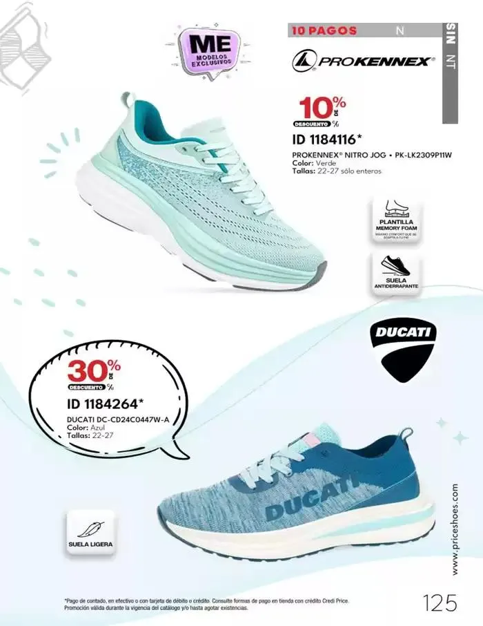 Catálogo de 10 PAGOS SIN INT | CALZADO | PV | 2025 | 1E 1 de abril al 30 de septiembre 2025 - Pagina 125