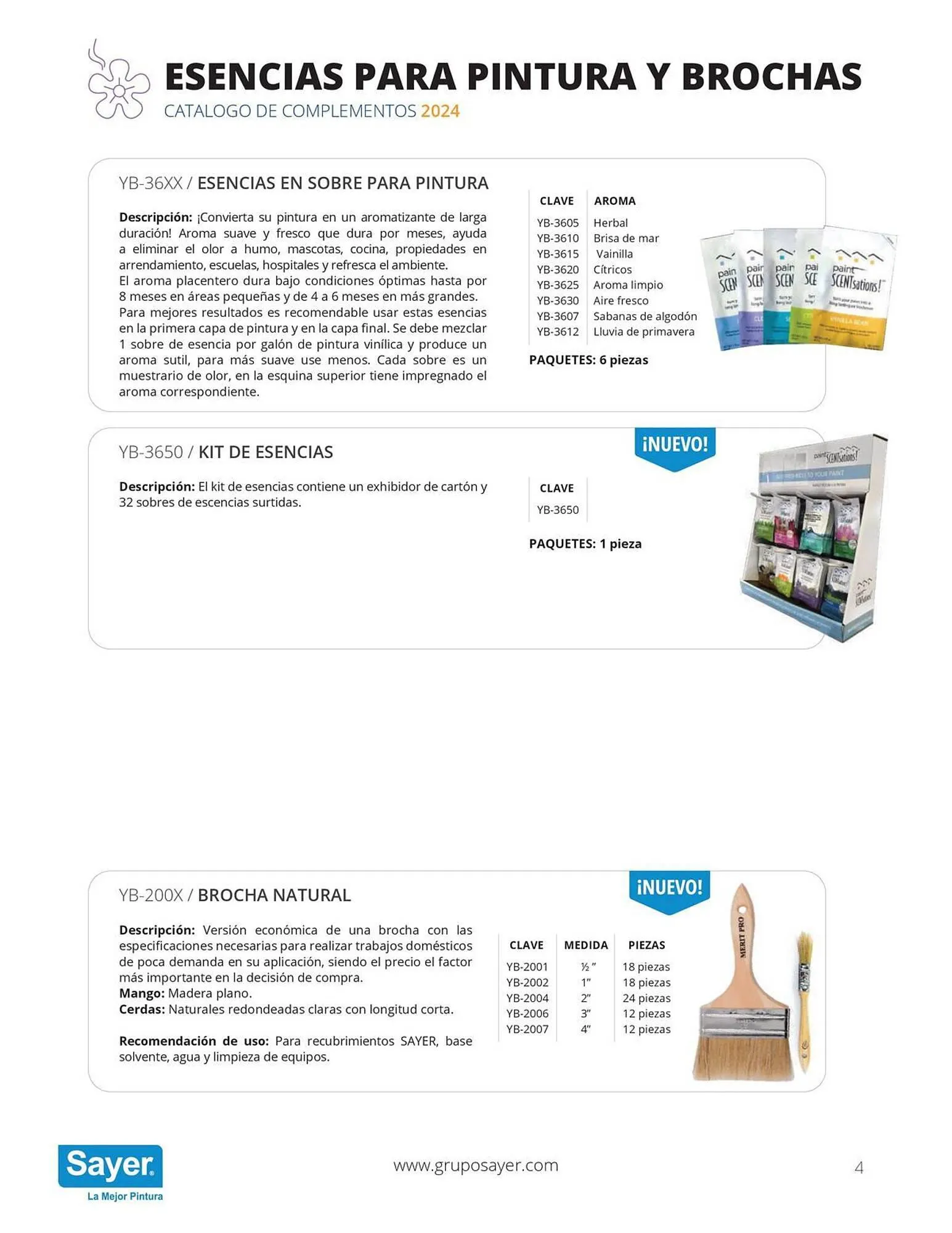 Catálogo de Catálogo Sayer 3 de enero al 31 de diciembre 2024 - Pagina 4