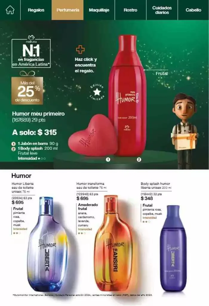 Catálogo de Revista Natura Ciclo 18 2024 8 de noviembre al 8 de diciembre 2024 - Pagina 52