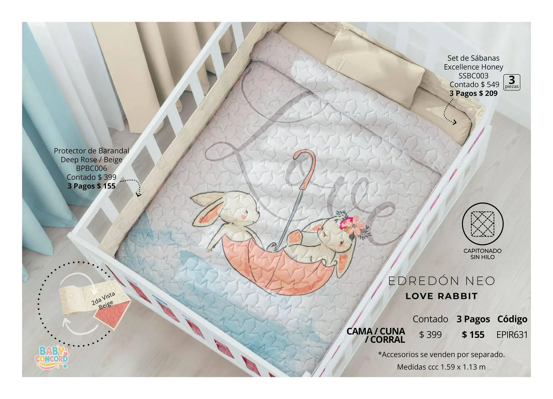 Catálogo de Catálogo Colchas Concord 1 de mayo al 31 de julio 2026 - Pagina 15