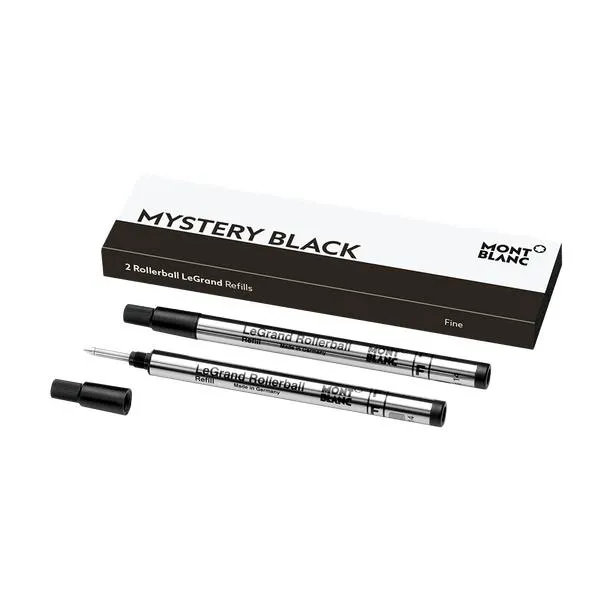 2 recambios para rollerball LeGrand (F), Mystery Black