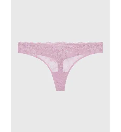 Tanga Calvin Klein Encaje Mujer Morado
