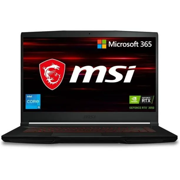 Laptop Gaming MSI GF63 Thin 11UC-838MX Intel Core i5 Gen 11th 8GB RAM 512GB SSD con Office 365 Personal