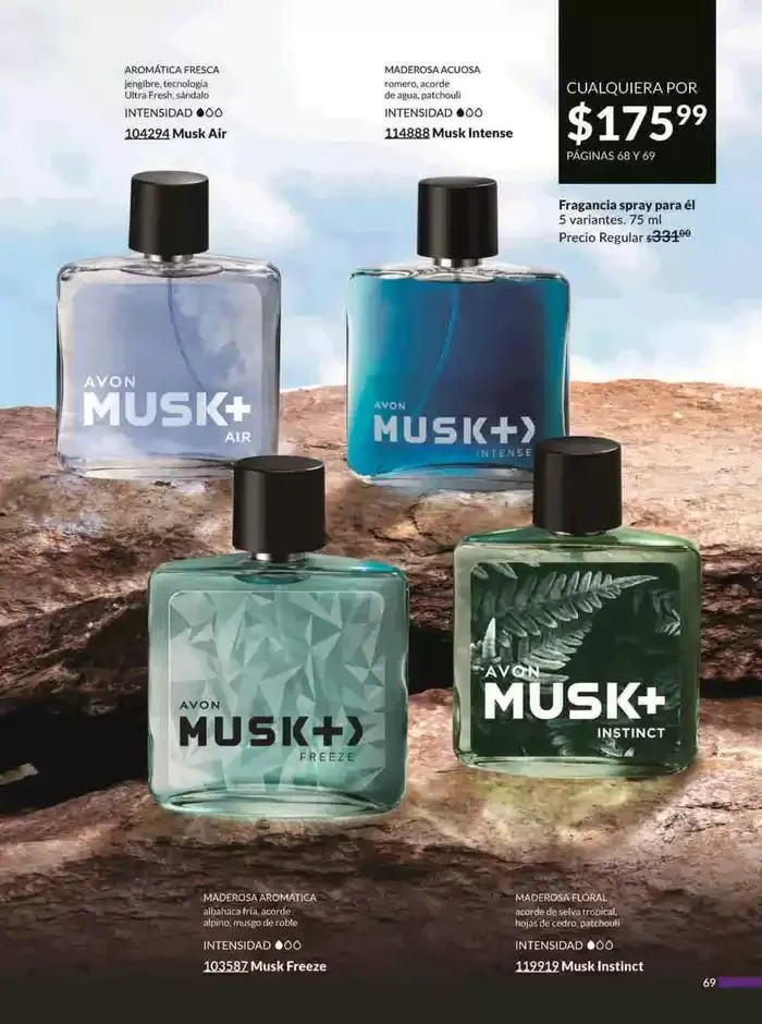 Catálogo de Avon COSMÉTICOS C2 3 de enero al 3 de febrero 2025 - Pagina 69