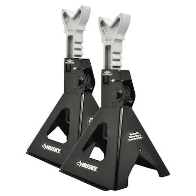 JUEGO DE SOPORTE PARA VEHÍCULO 3 TONELADAS NEGRO HUSKY 2 PIEZAS