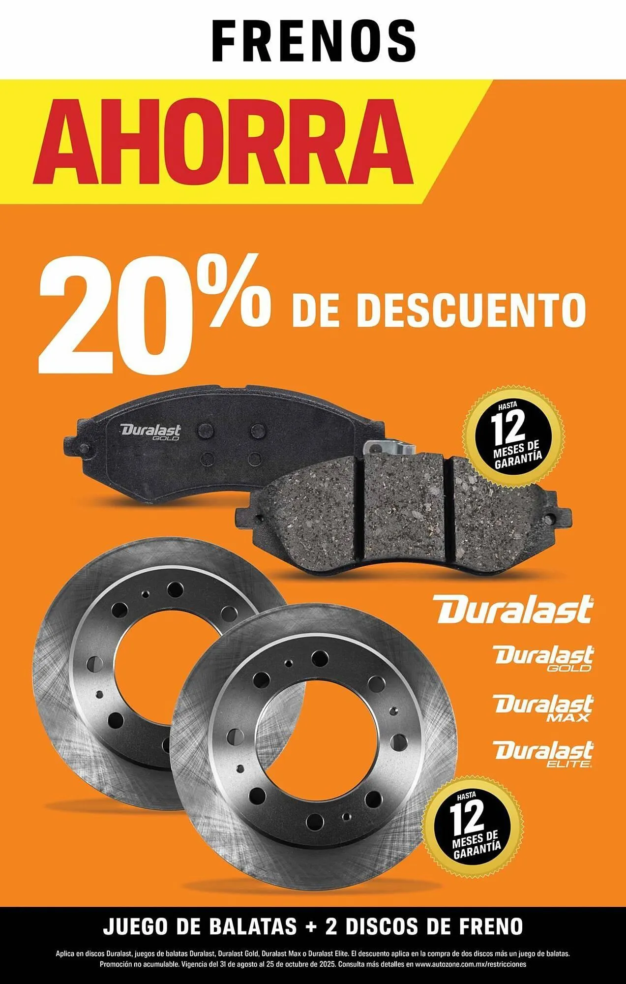 Catálogo de Catálogo AutoZone 22 de septiembre al 25 de octubre 2025 - Pagina 4
