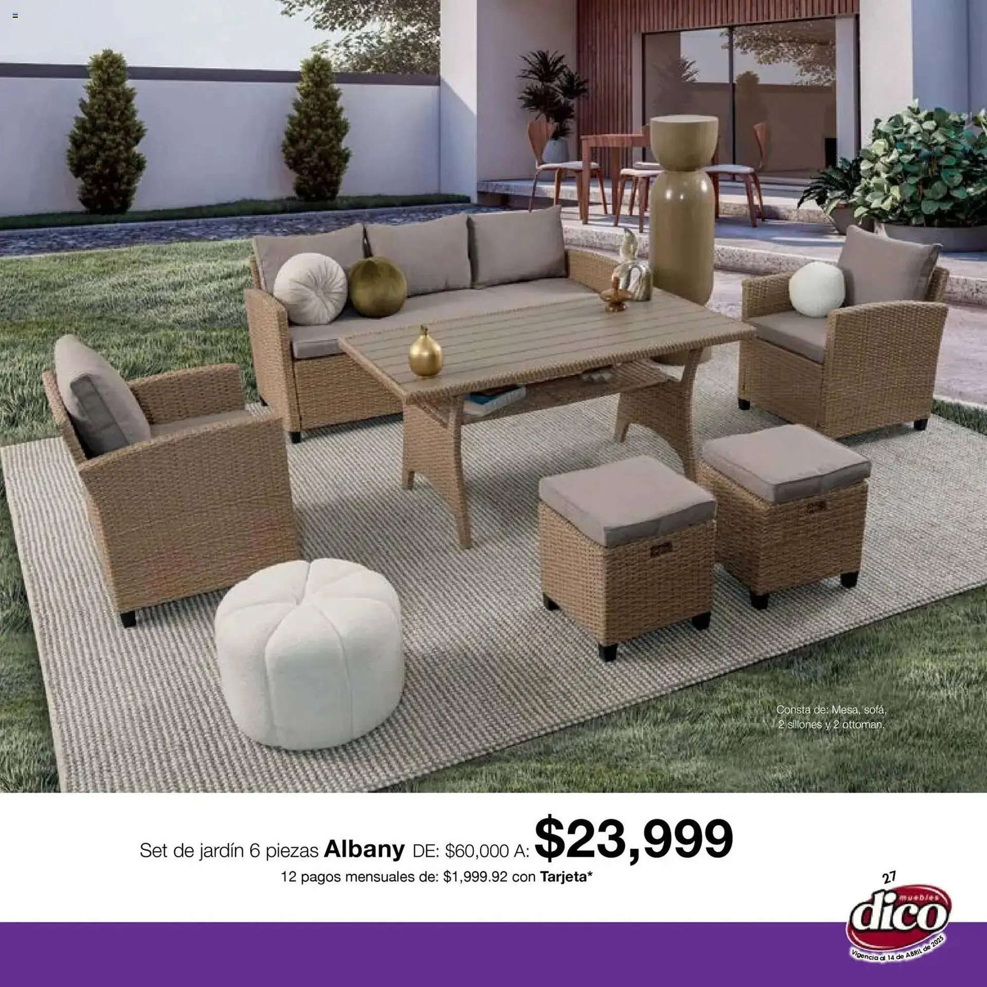 Catálogo de Catálogo Muebles Dico 15 de abril al 30 de abril 2026 - Pagina 27