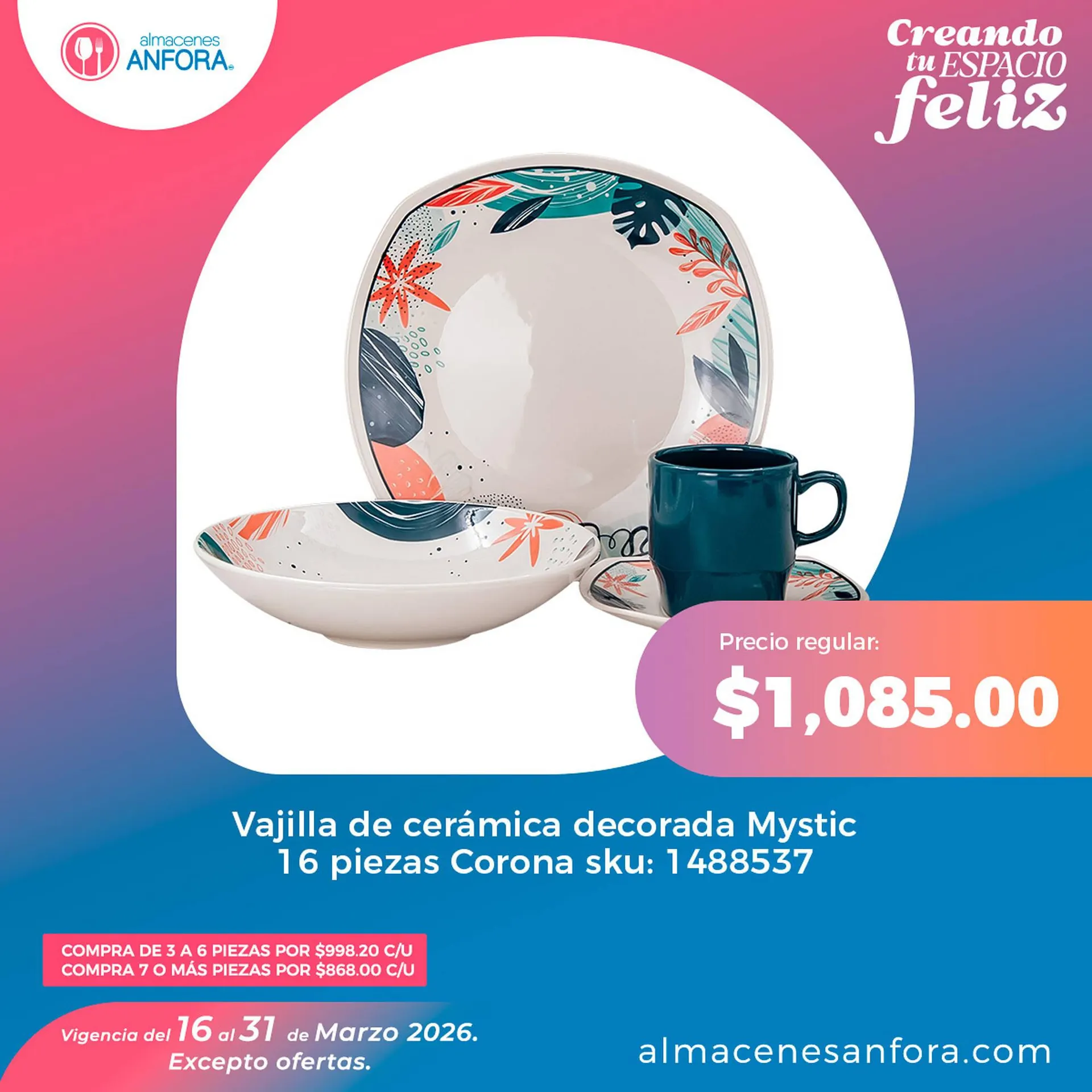 Catálogo de Catálogo Almacenes Anfora 19 de marzo al 31 de marzo 2026 - Pagina 4