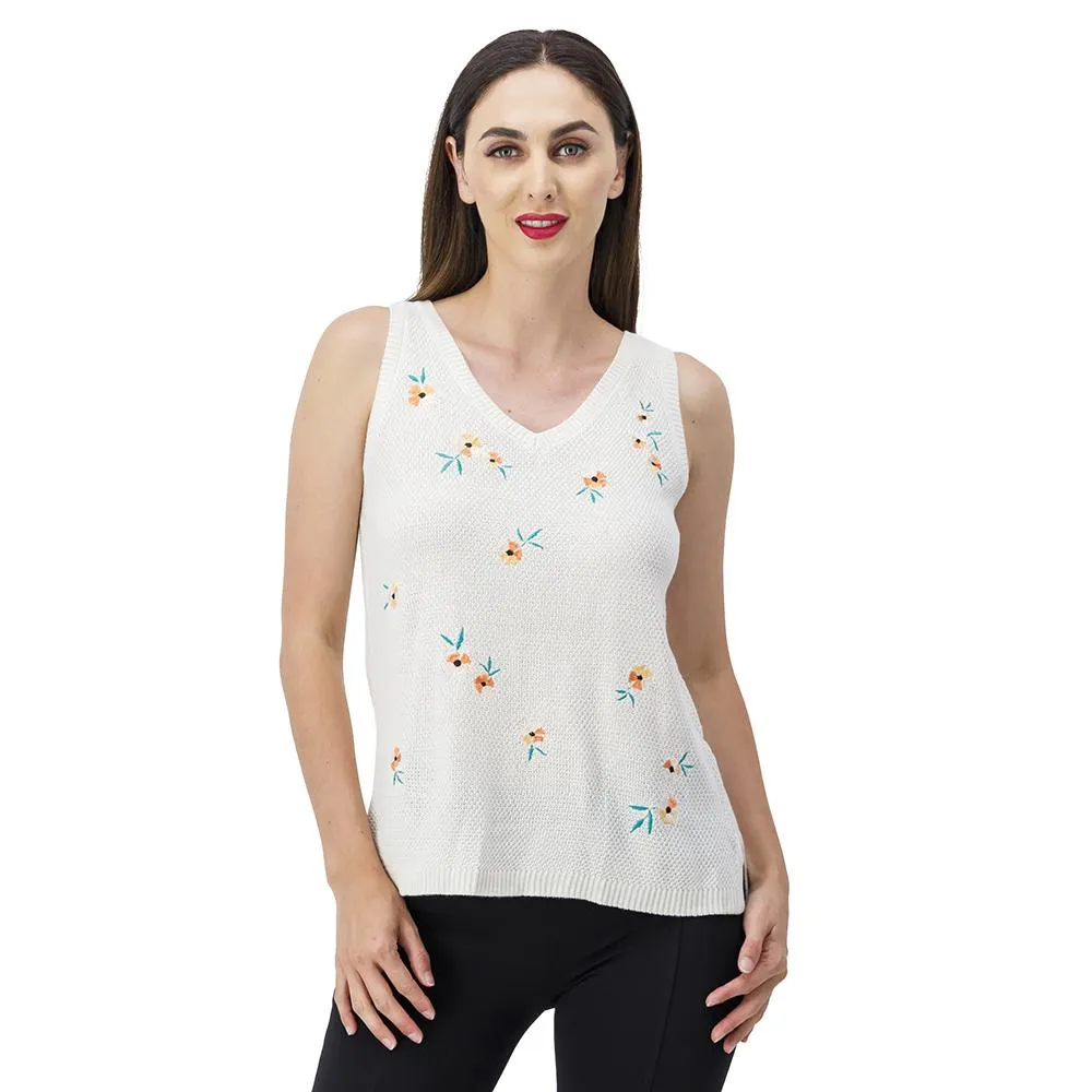 Blusa Tejida Mostaza Mujer Diseño Girasoles