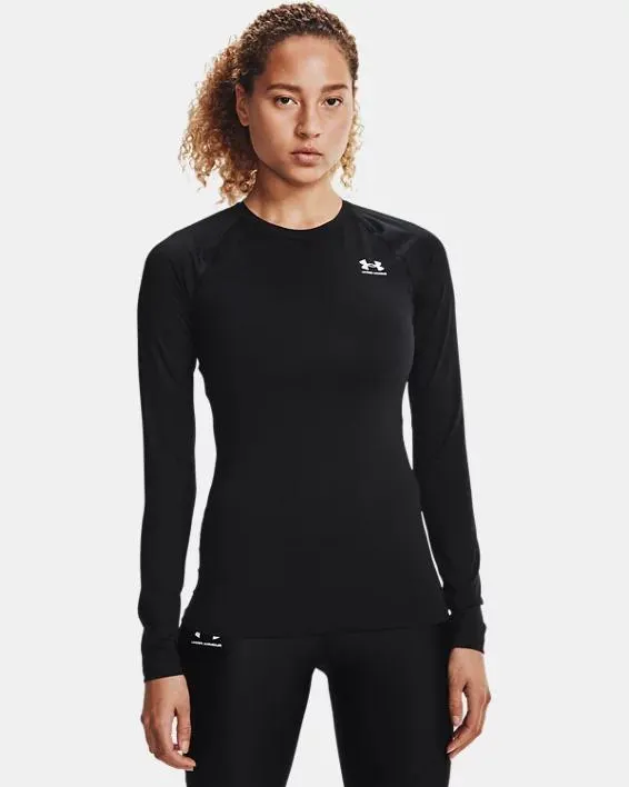 Playera manga larga HeatGear® Compression para mujer
