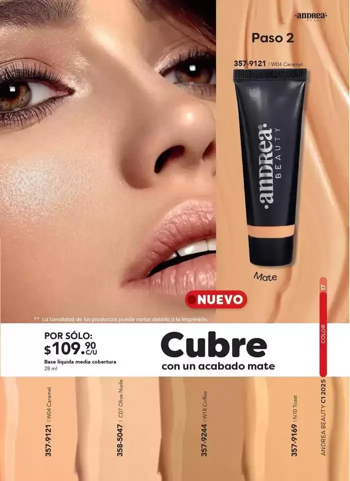 Catálogo de ANDREA | BELLEZA INTEGRAL DAMA 26 de enero al 22 de marzo 2025 - Pagina 17