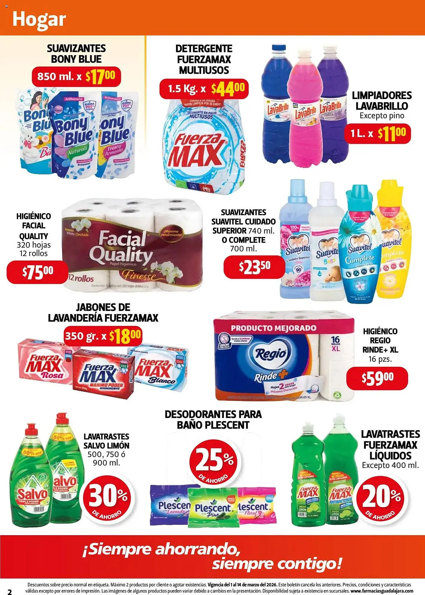 Catálogo de Folleto Farmacias Guadalajara 1 de marzo al 14 de marzo 2026 - Pagina 2
