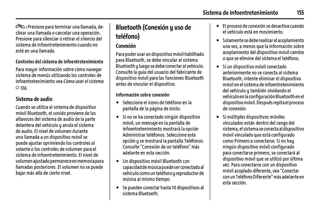 Catálogo de Chevrolet Corvette Stingray Manual del propietario 22 de enero al 31 de diciembre 2025 - Pagina 156