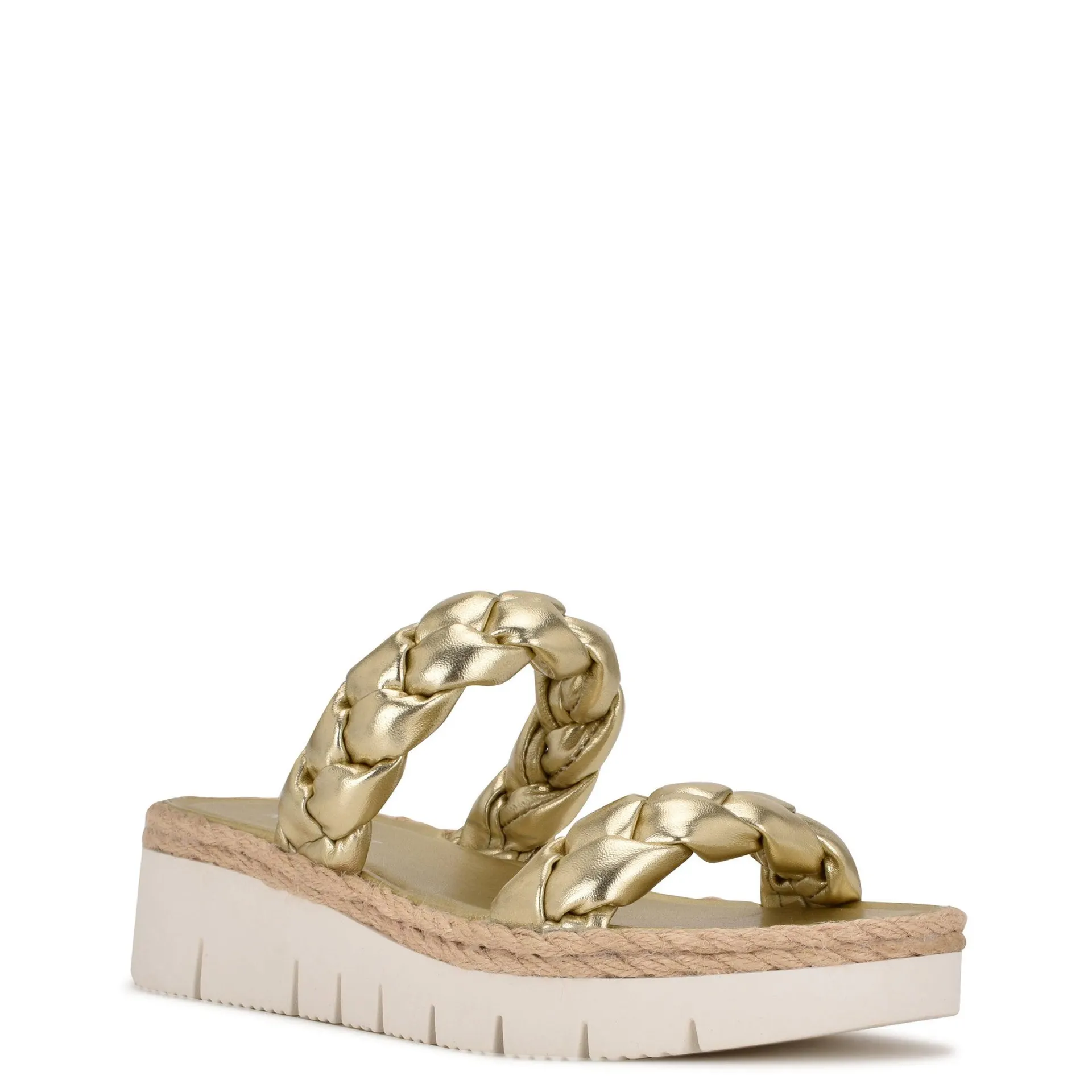Zapato Saven3 Sintetico Oro Nine West