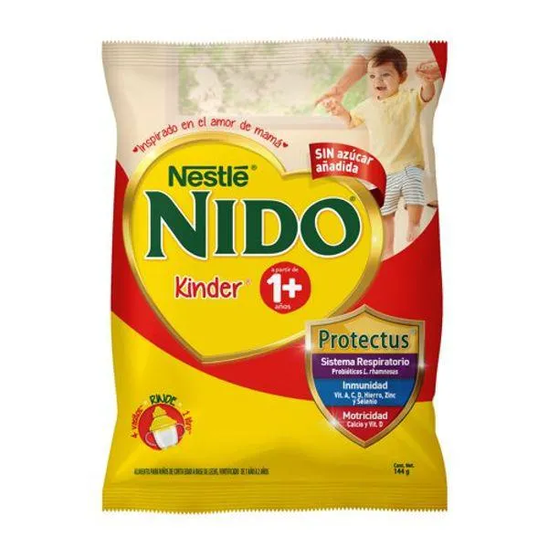 Leche Nido Kinder polvo 1+ de 144 g