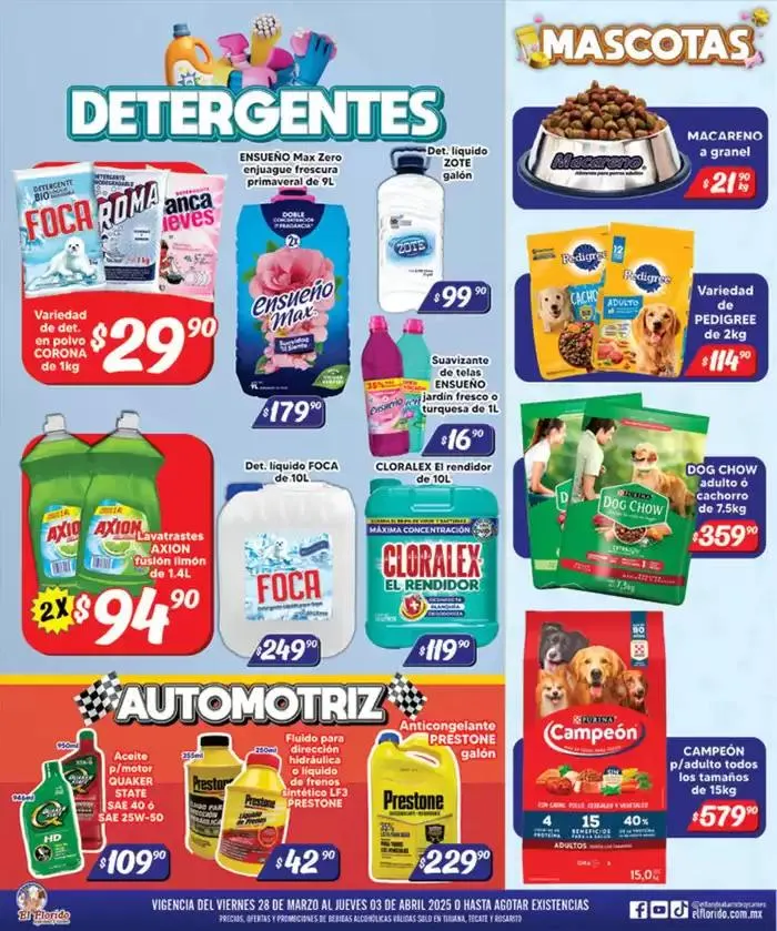 Catálogo de Ofertas El Florido 1 de abril al 3 de abril 2025 - Pagina 12