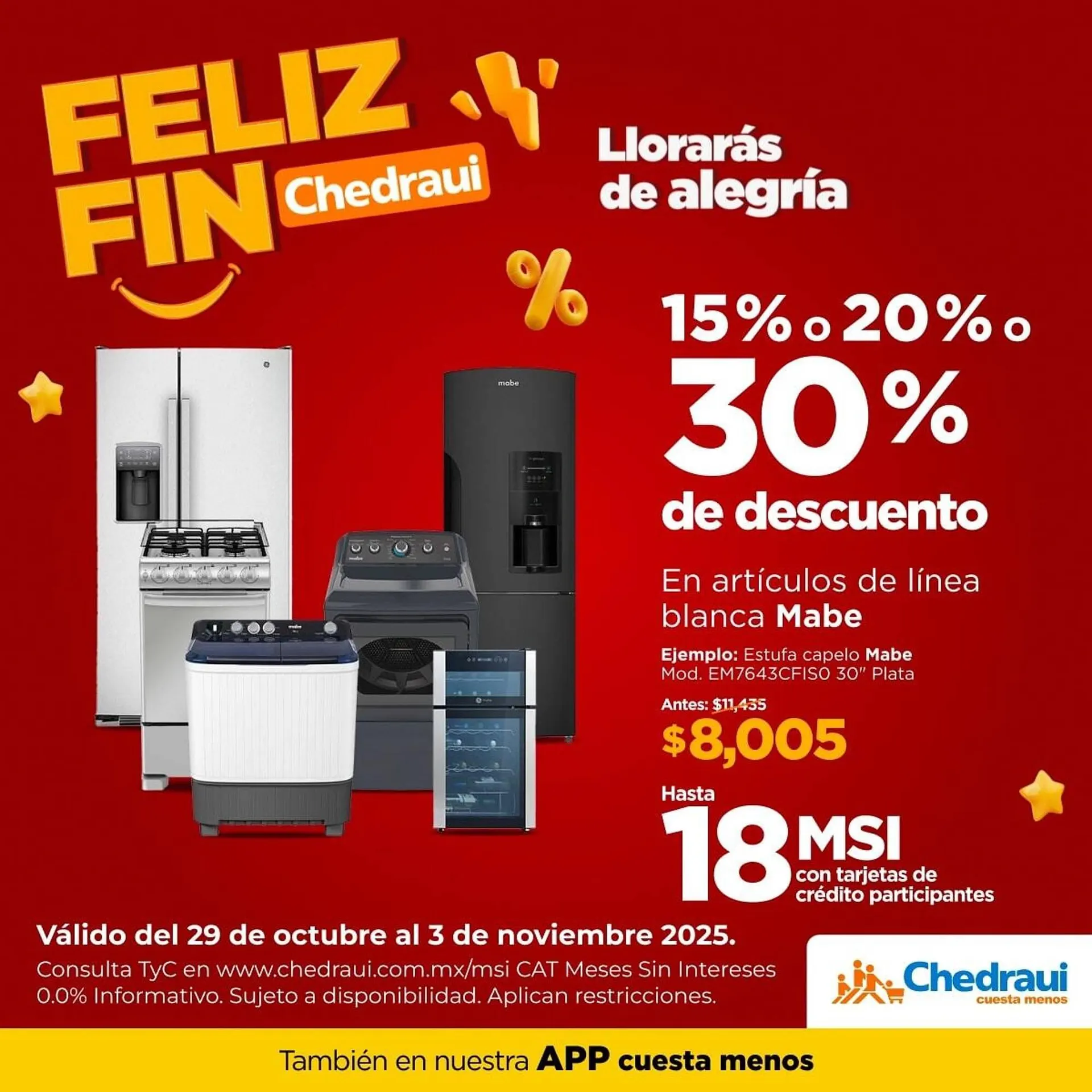 Catálogo de Folleto Chedraui 29 de octubre al 3 de noviembre 2025 - Pagina 1