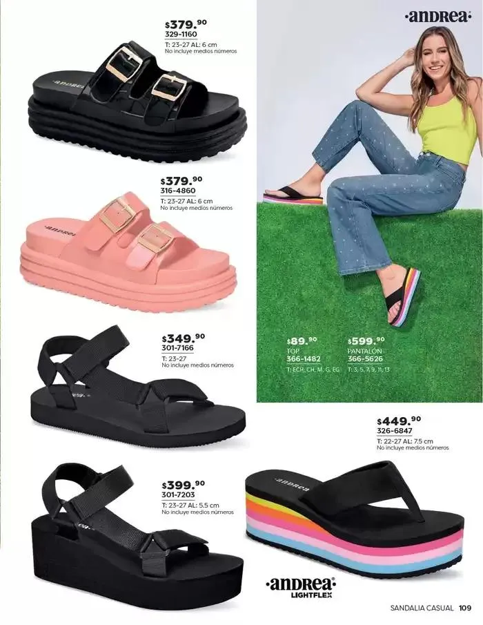 Catálogo de ANDREA | CALZADO DAMA 26 de enero al 24 de mayo 2025 - Pagina 109