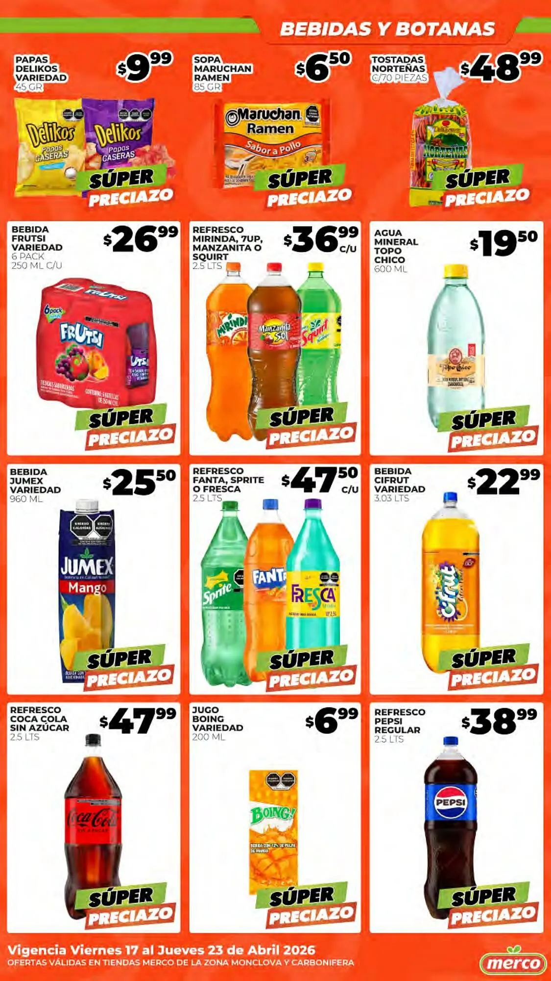 Catálogo de Folleto Merco 17 de abril al 23 de abril 2026 - Pagina 11