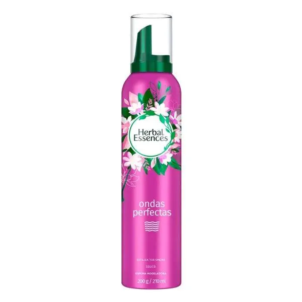 Mousse para peinar Herbal essences ondas perfectas 210 ml