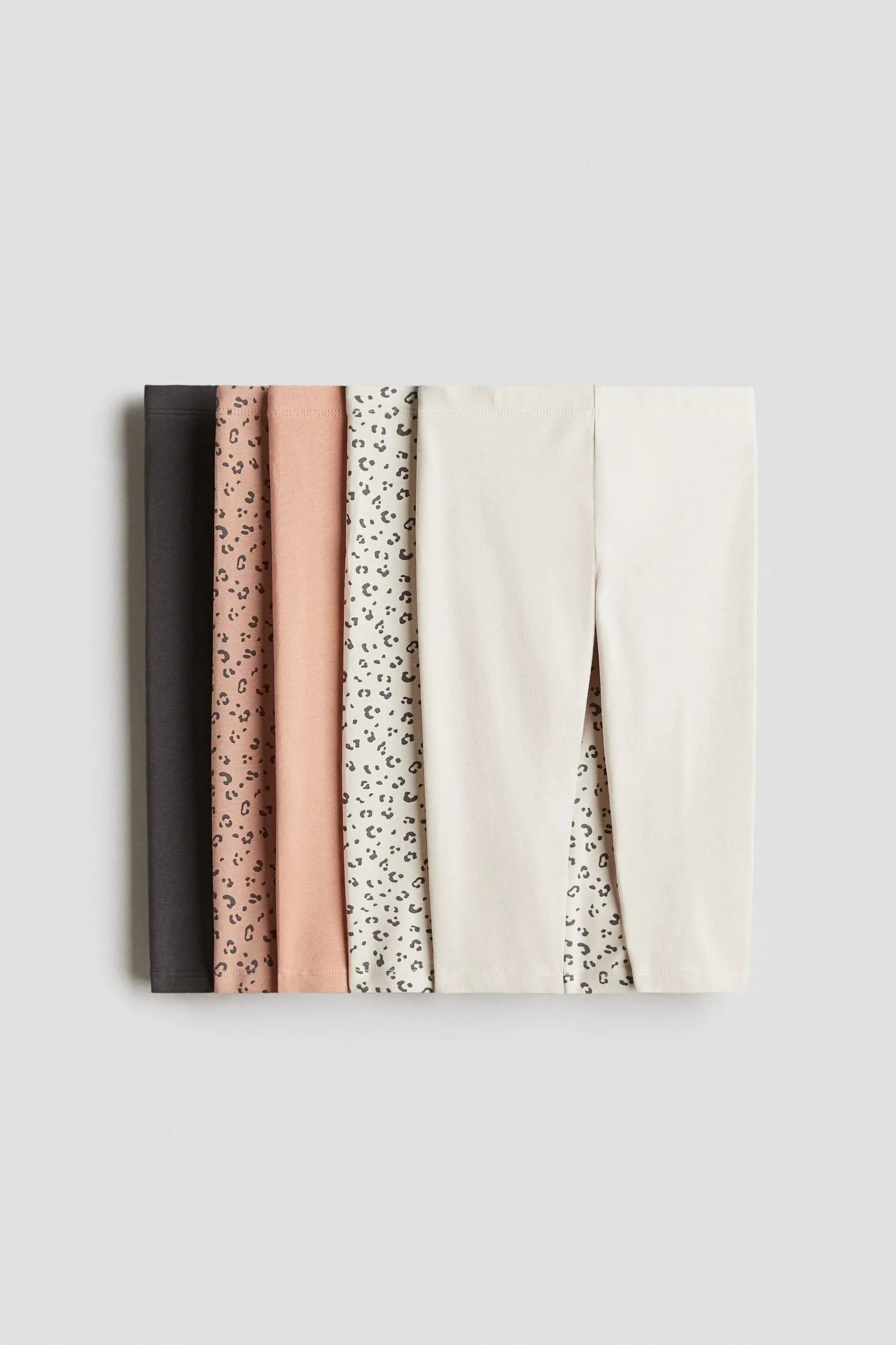 5-pack de leggings Capri de algodón