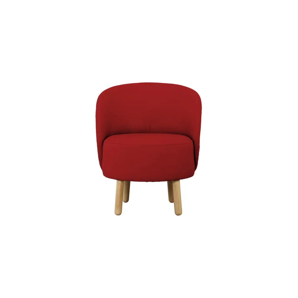 Kraapo - Sillón estilo minimalista color rojo