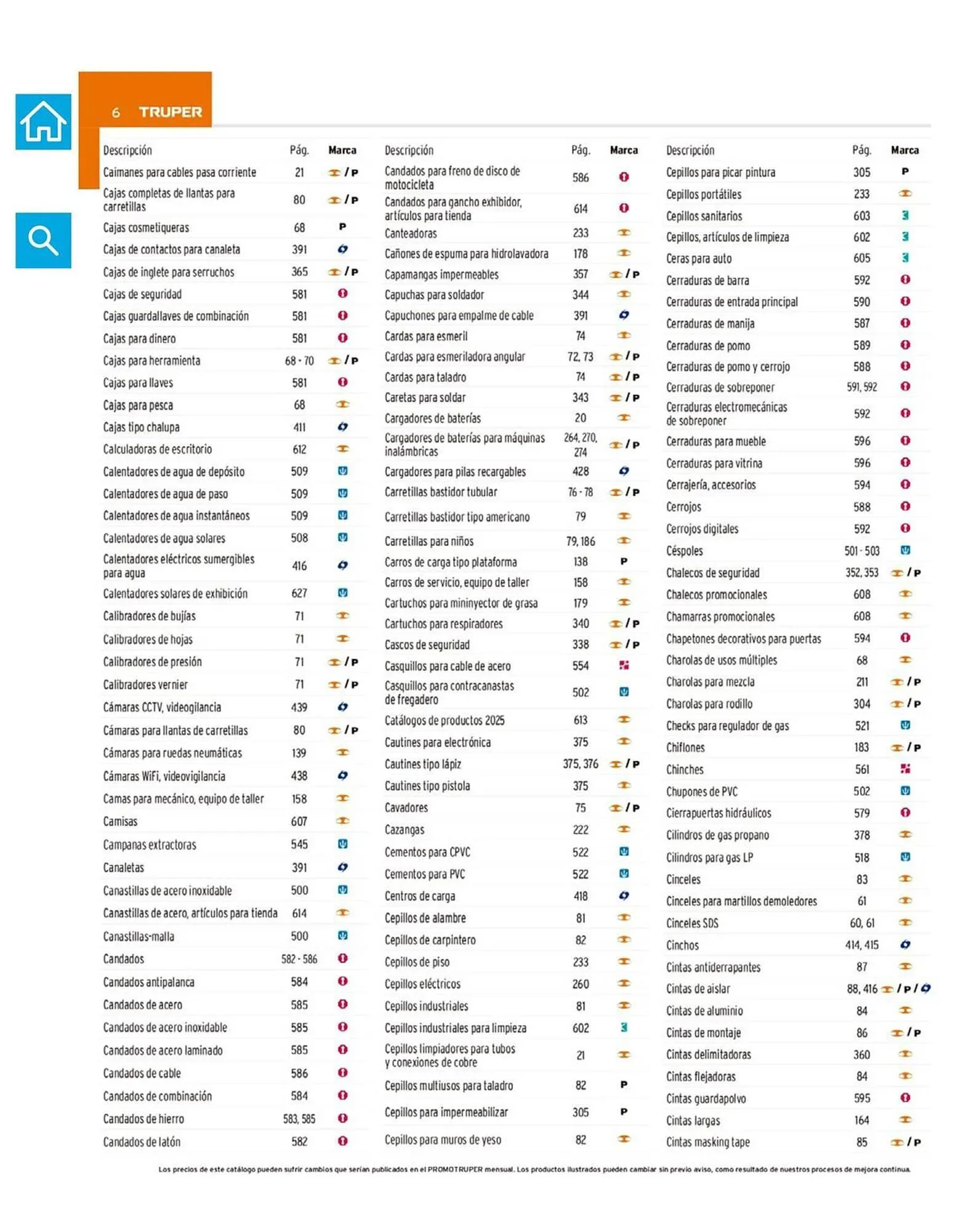 Catálogo de Catálogo Truper 7 de marzo al 31 de diciembre 2025 - Pagina 7