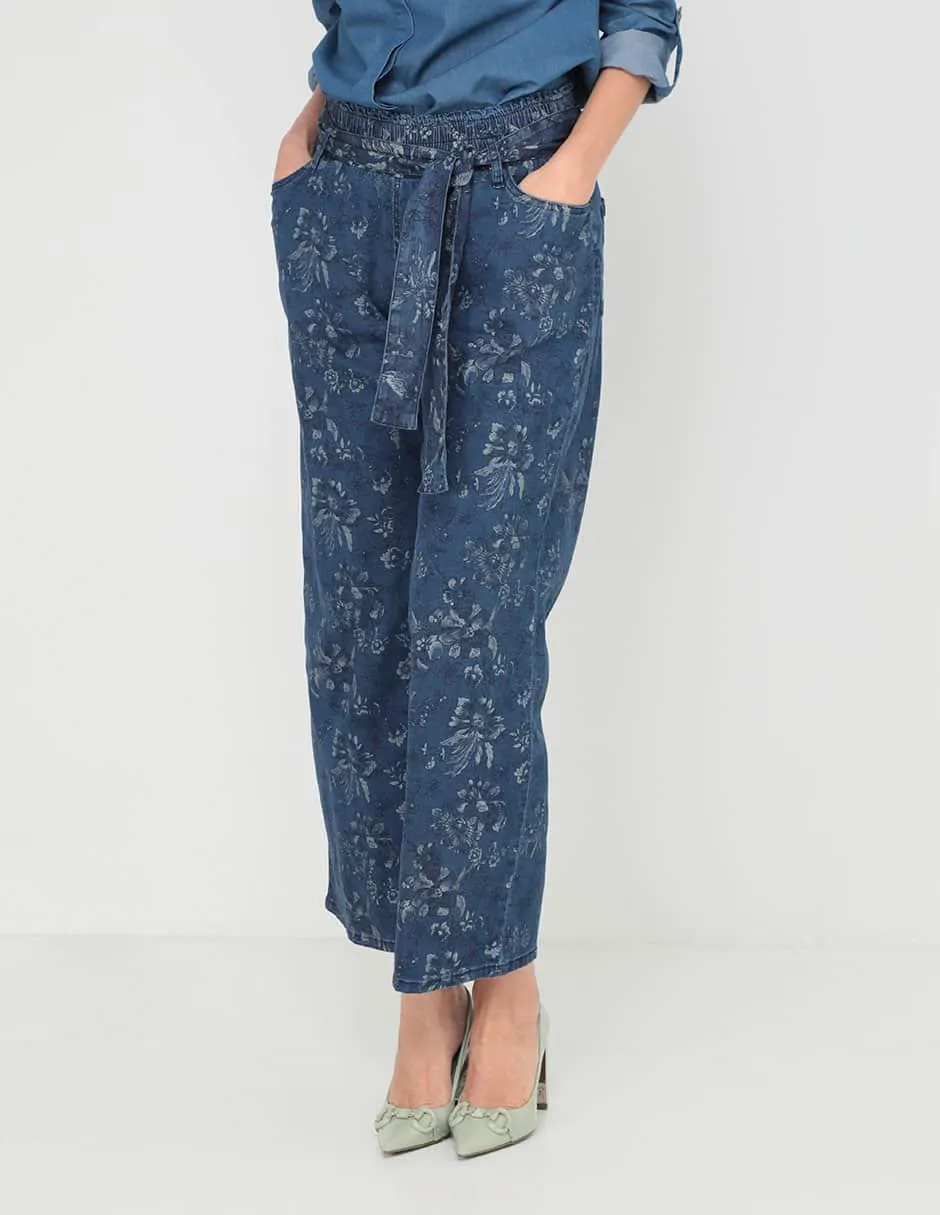 Jeans amplio LIEB corte cintura alta para mujer