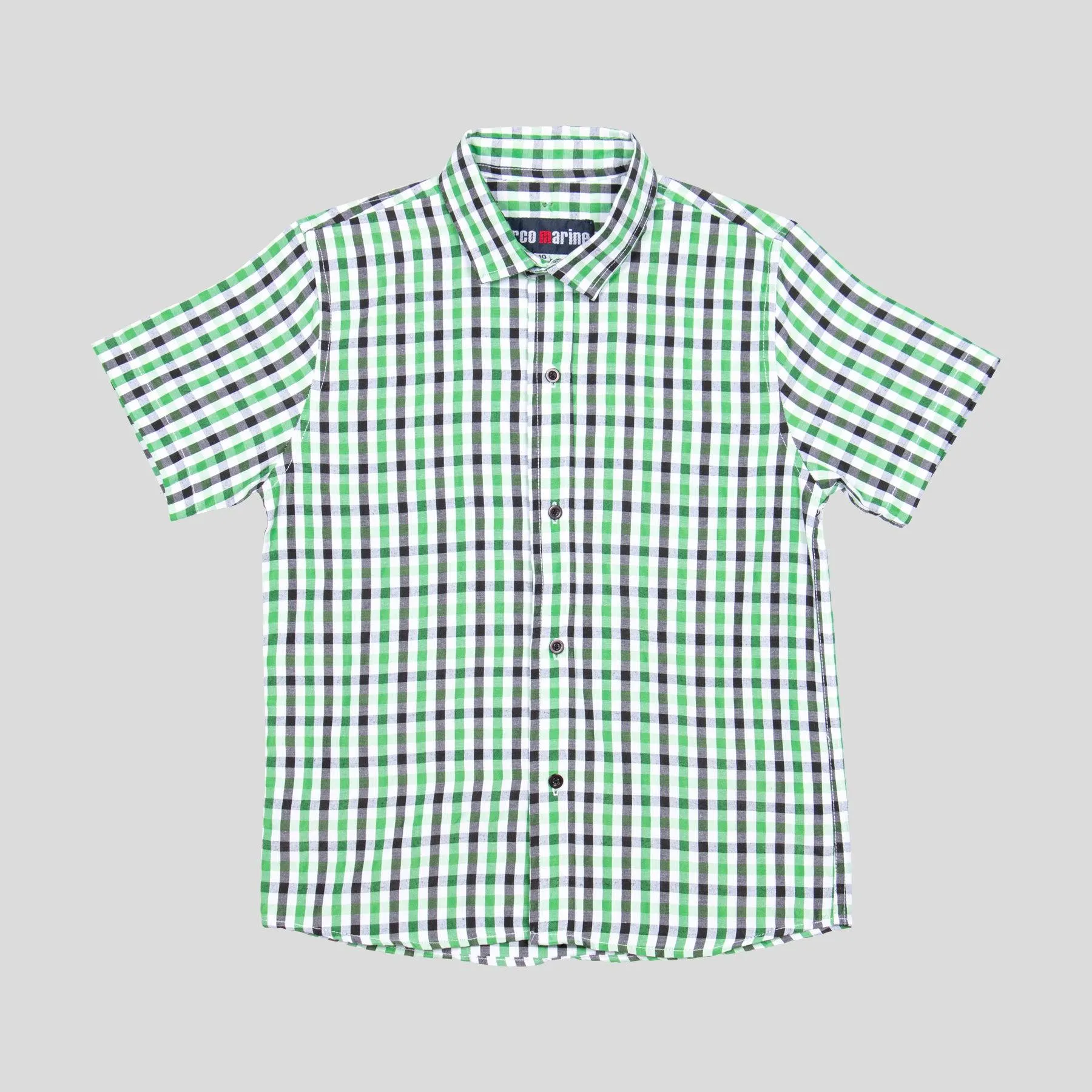 Camisa Niño Mc Cuadro Med