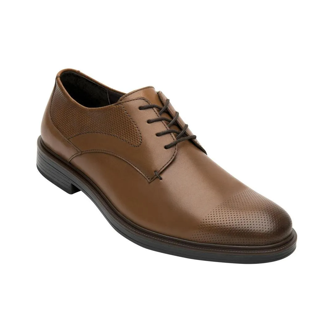 Derby Flexi Para Hombre Estilo 400111 Tan