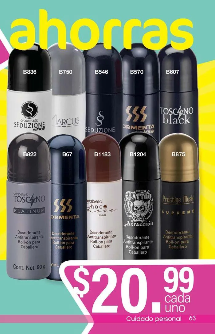 Catálogo de Arabela Campaña 20 29 de agosto al 19 de septiembre 2024 - Pagina 63