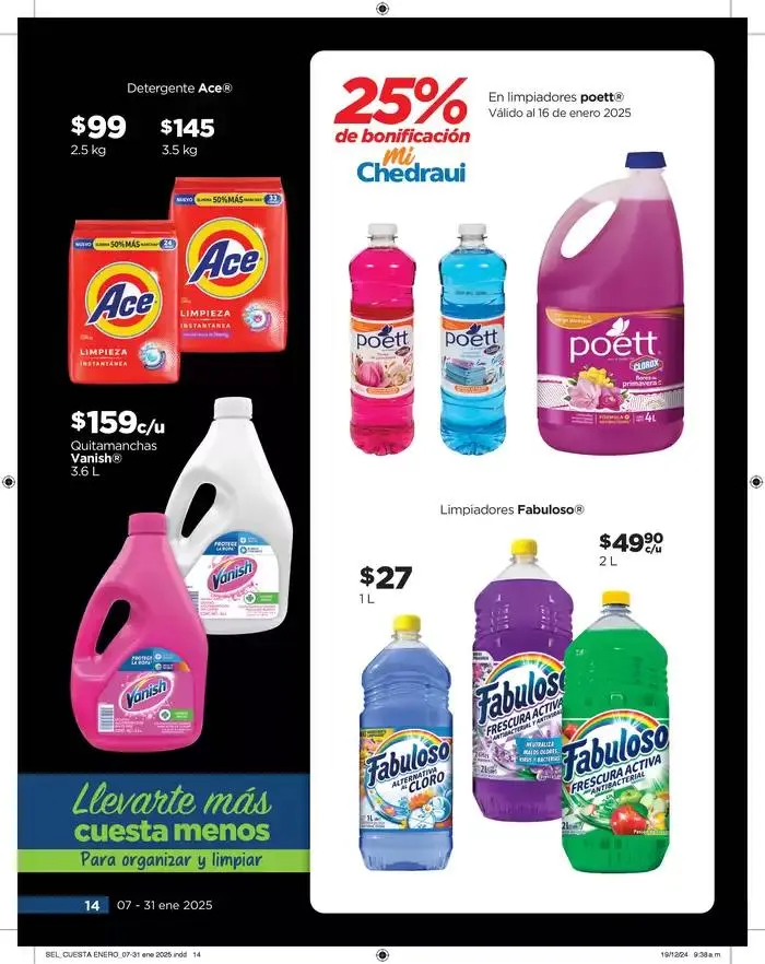 Catálogo de Llevarte más cuesta menos 8 de enero al 31 de enero 2025 - Pagina 14