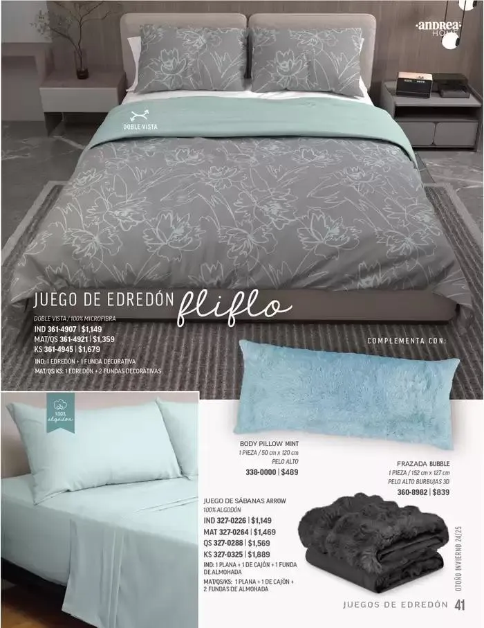 Catálogo de ANDREA - ANDREA HOME 26 de agosto al 25 de enero 2025 - Pagina 71