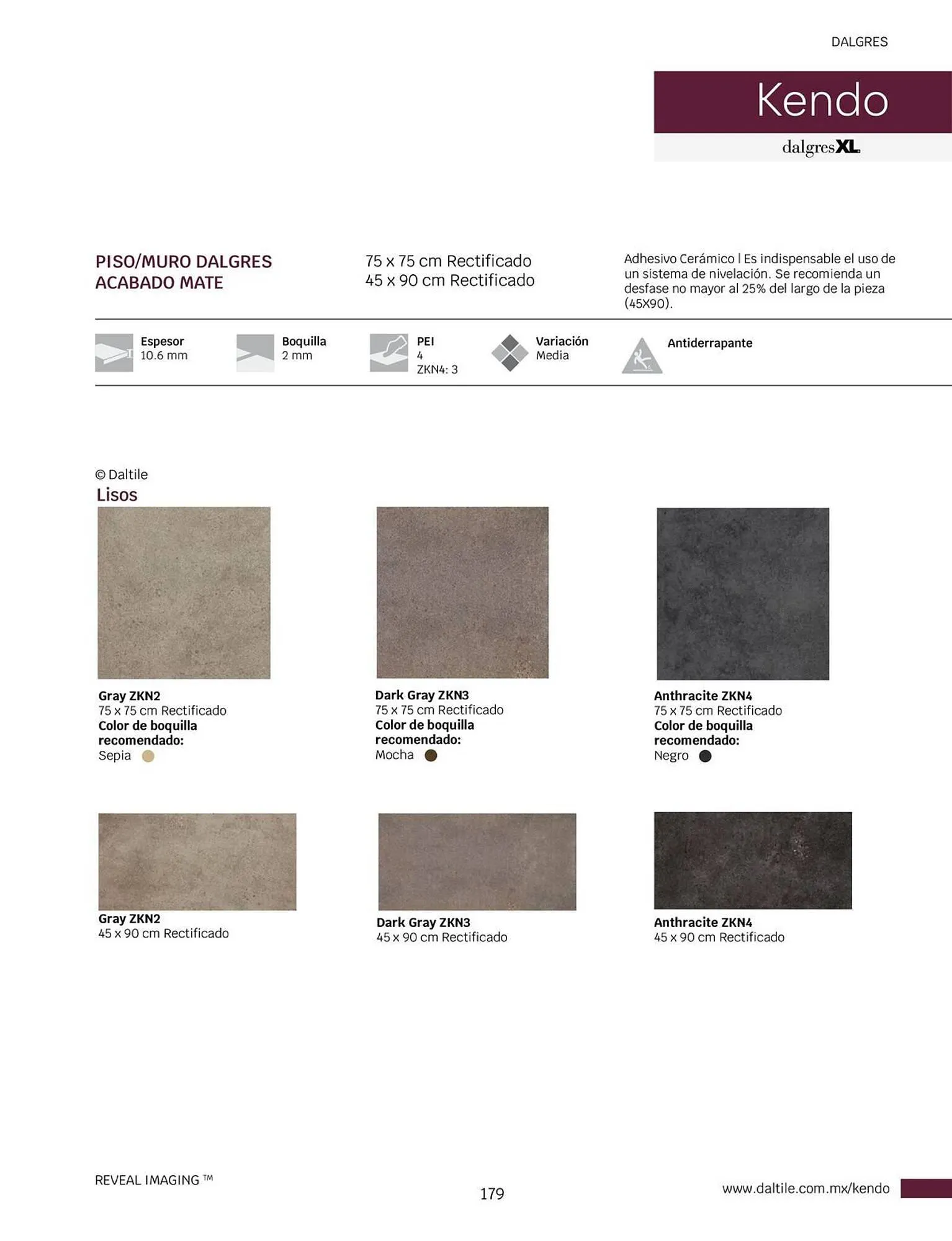 Catálogo de Catálogo Daltile 1 de enero al 31 de diciembre 2024 - Pagina 179