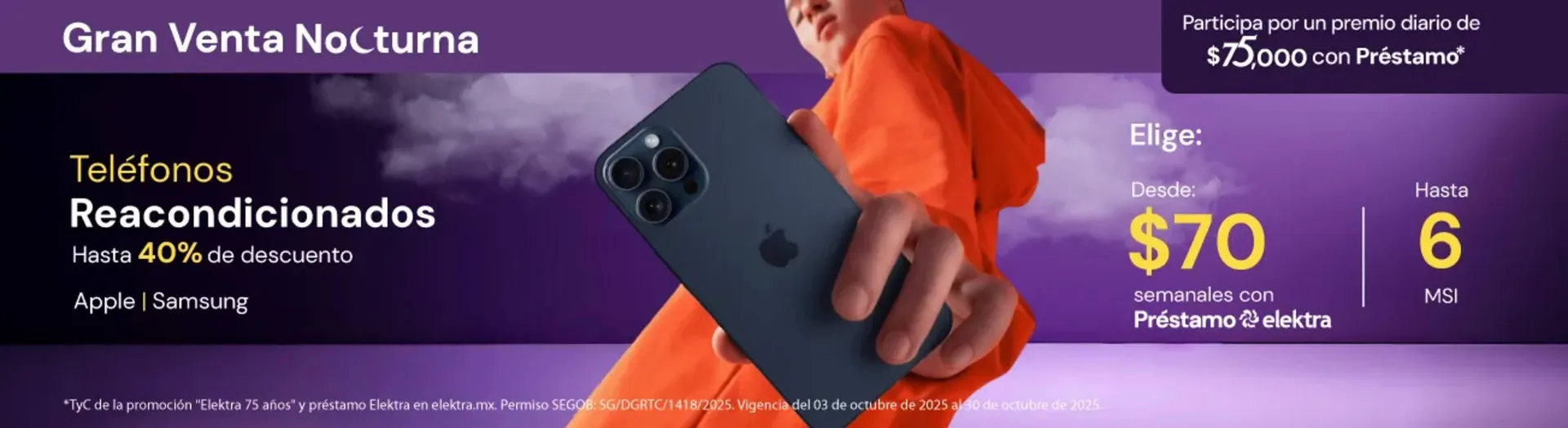 Catálogo de Catálogo Elektra 3 de octubre al 30 de octubre 2025 - Pagina 1