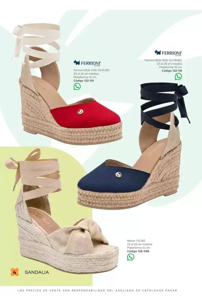 Catálogo de Pakar Sandalia 31 de enero al 31 de mayo 2025 - Pagina 4