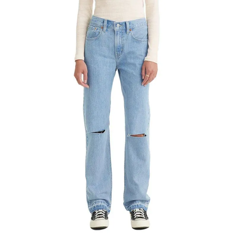 Pantalón De Mezclilla Para Dama Levis Low Pro Azul Claro A0964-0021