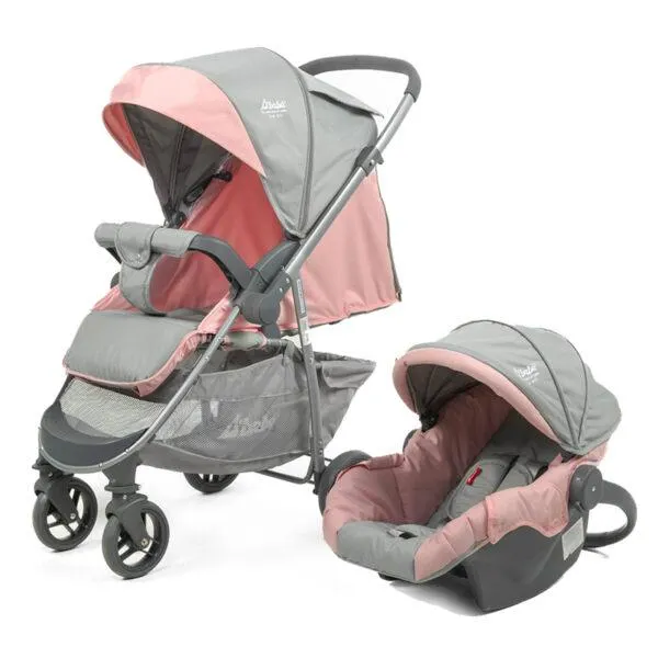 CARRIOLA Travel System MANGO REVERSIBLE SIMPLE MAX ROSA