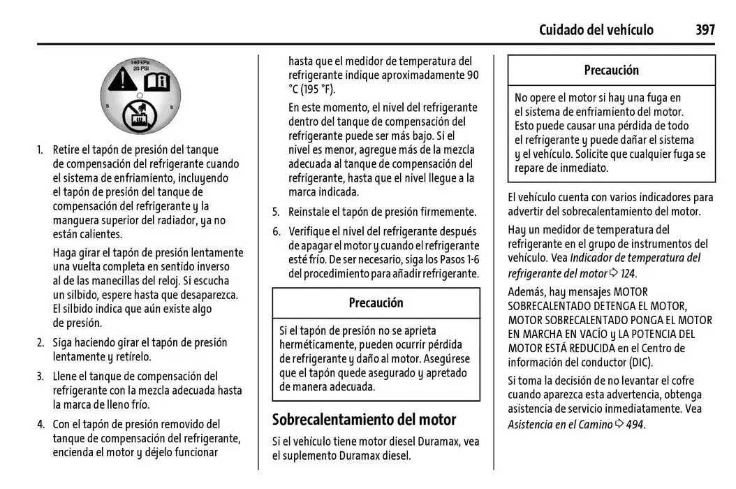 Catálogo de Cheyenne 2025 Manual del propietario 22 de enero al 31 de diciembre 2025 - Pagina 398