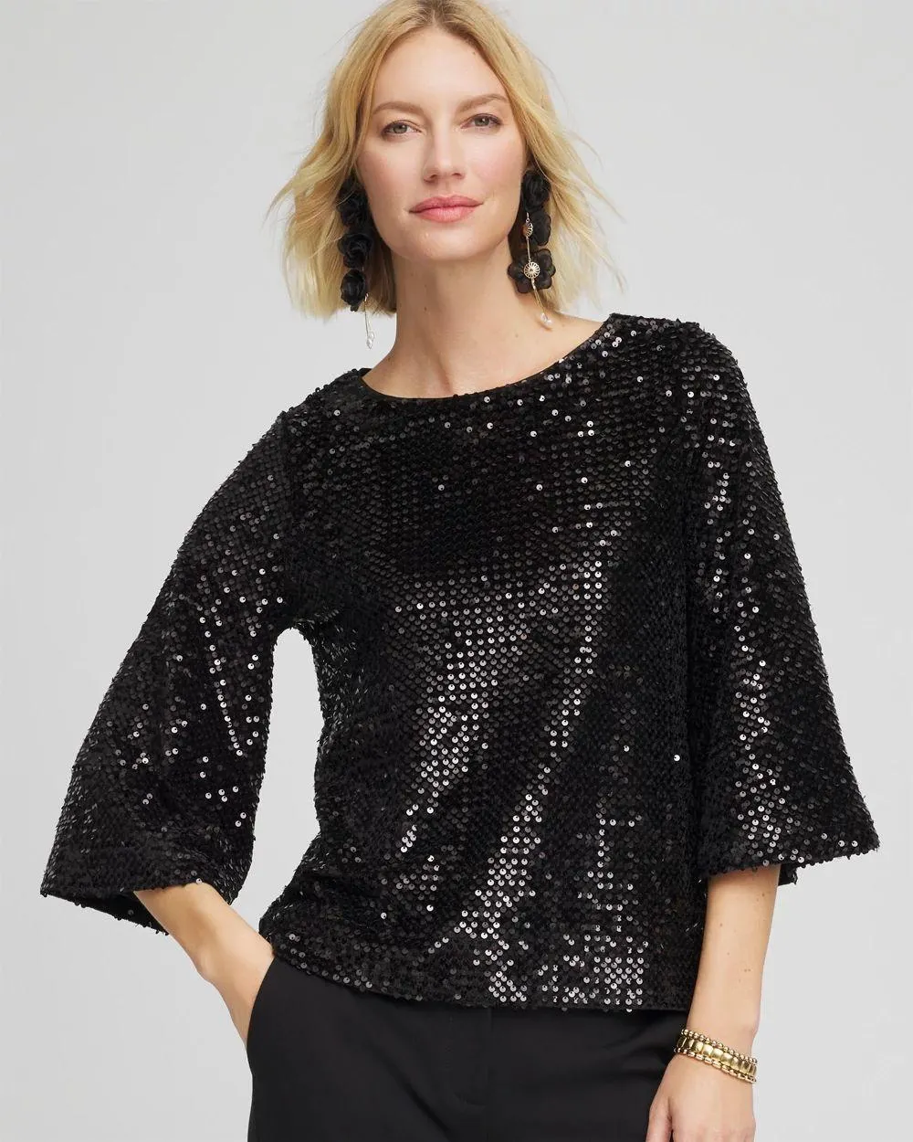 Sparkling Sequin Party Tee