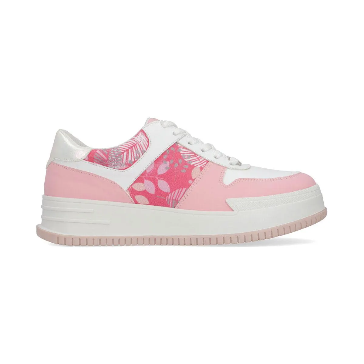 SNEAKER OZONO PARA MUJER ESTILO 625504 BLANCO - ROSA