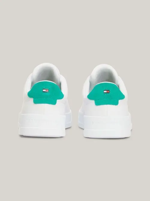 Tenis de piel con suela gruesa de hombre Tommy Hilfiger