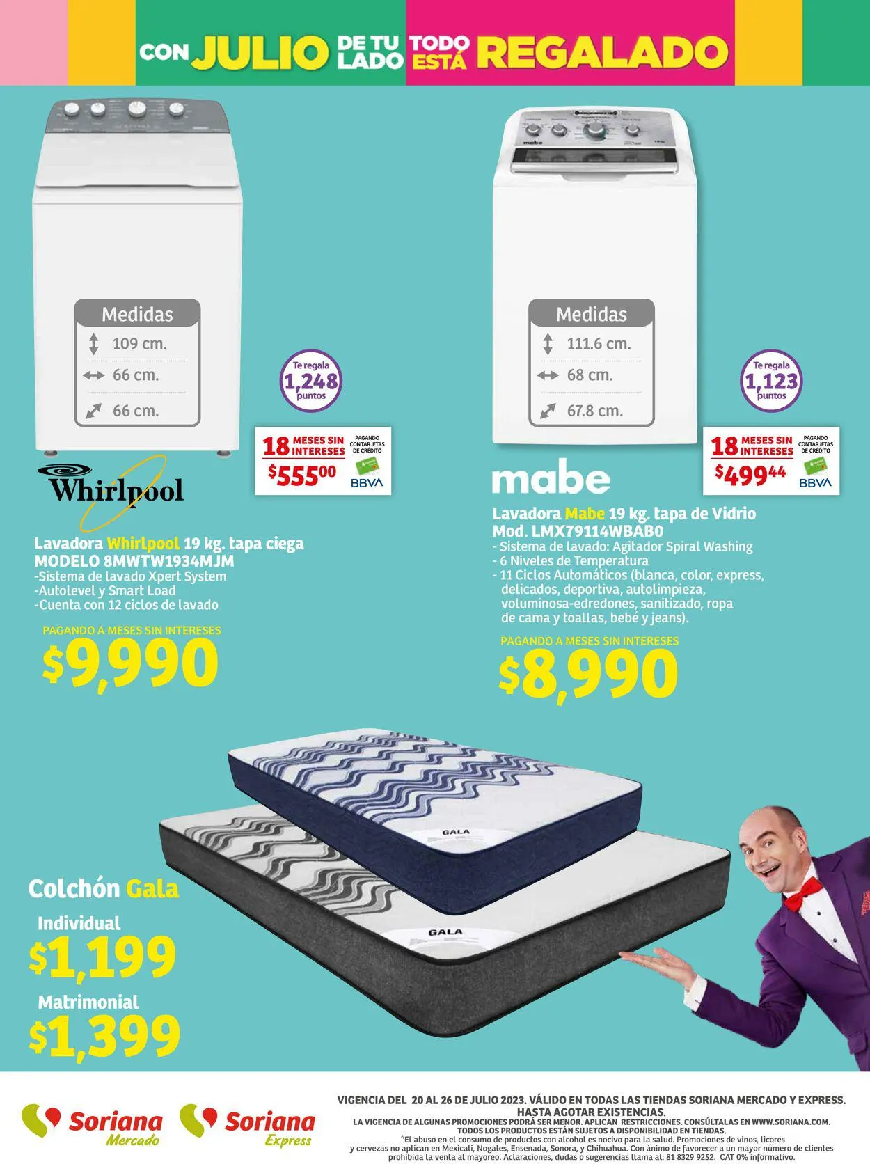 Catálogo de Soriana - Folleto Julio Regalado Mercado Nacional Oferta actual 20 de julio al 27 de julio 2023 - Pagina 29