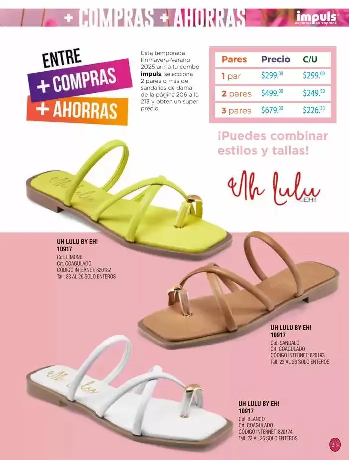 Catálogo de Primavera-Verano Dama 2025 6 de enero al 30 de junio 2025 - Pagina 215