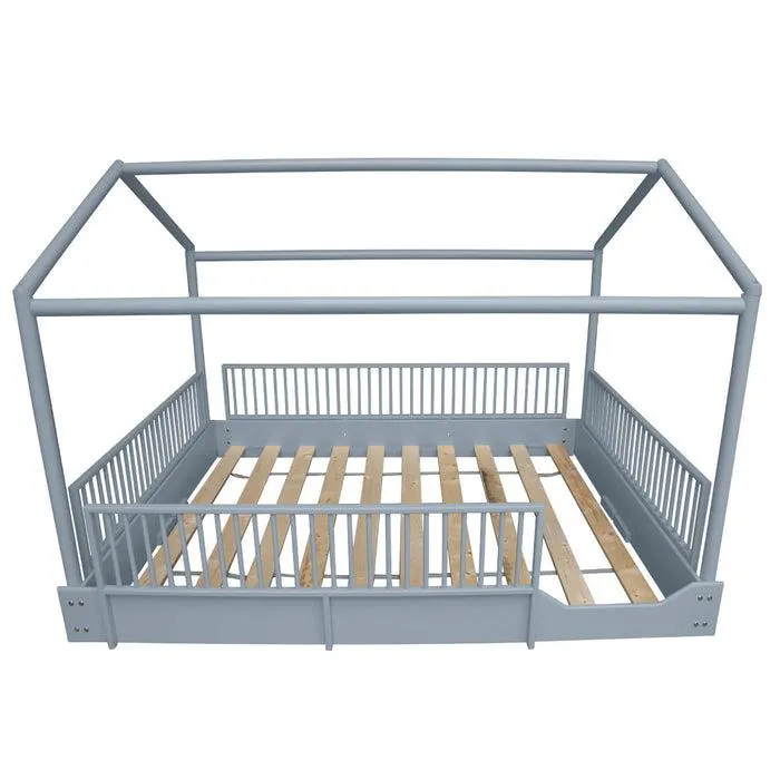 Cama Casa Cercada Barandal 45cm